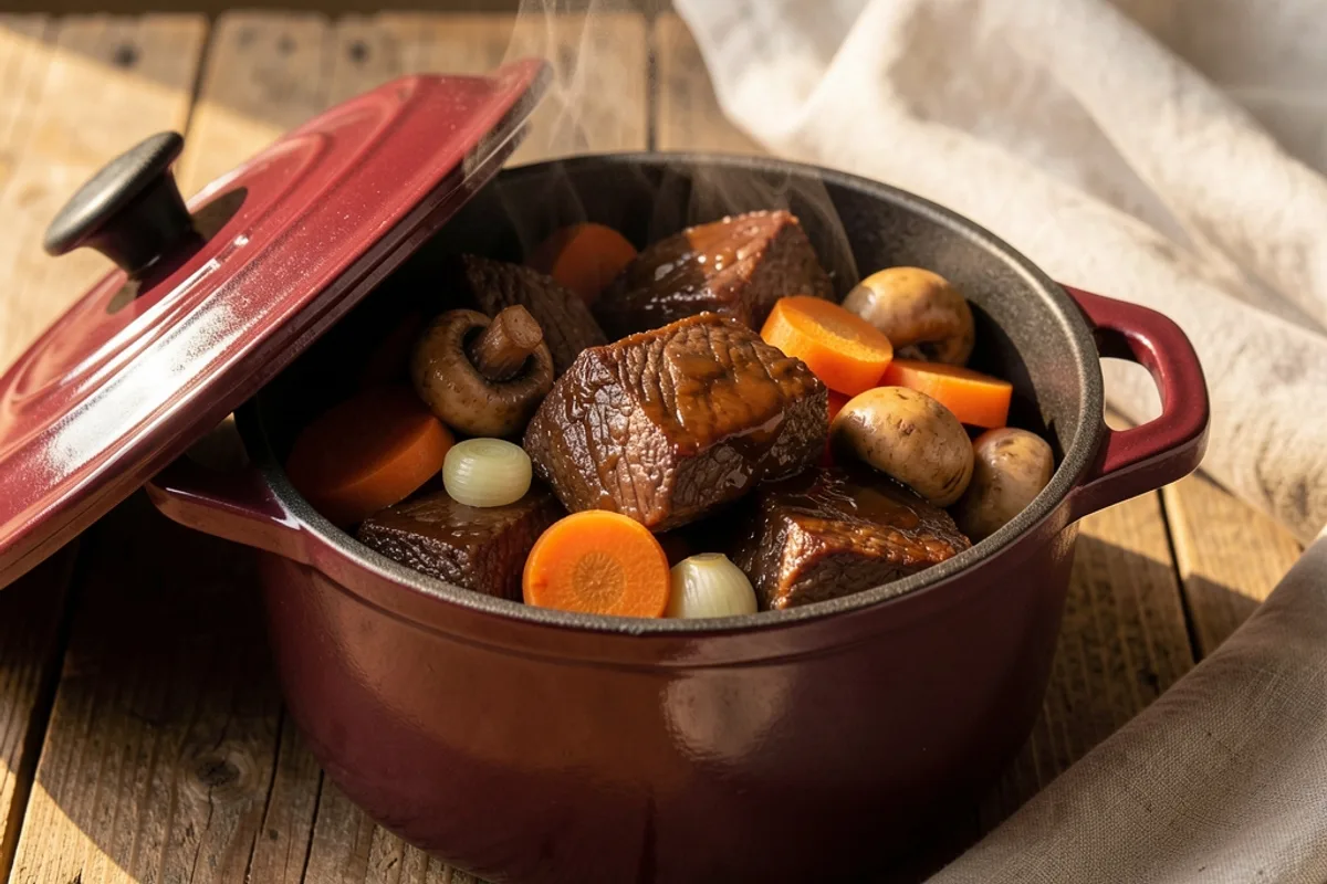 Bœuf bourguignon : la recette traditionnelle qui fond