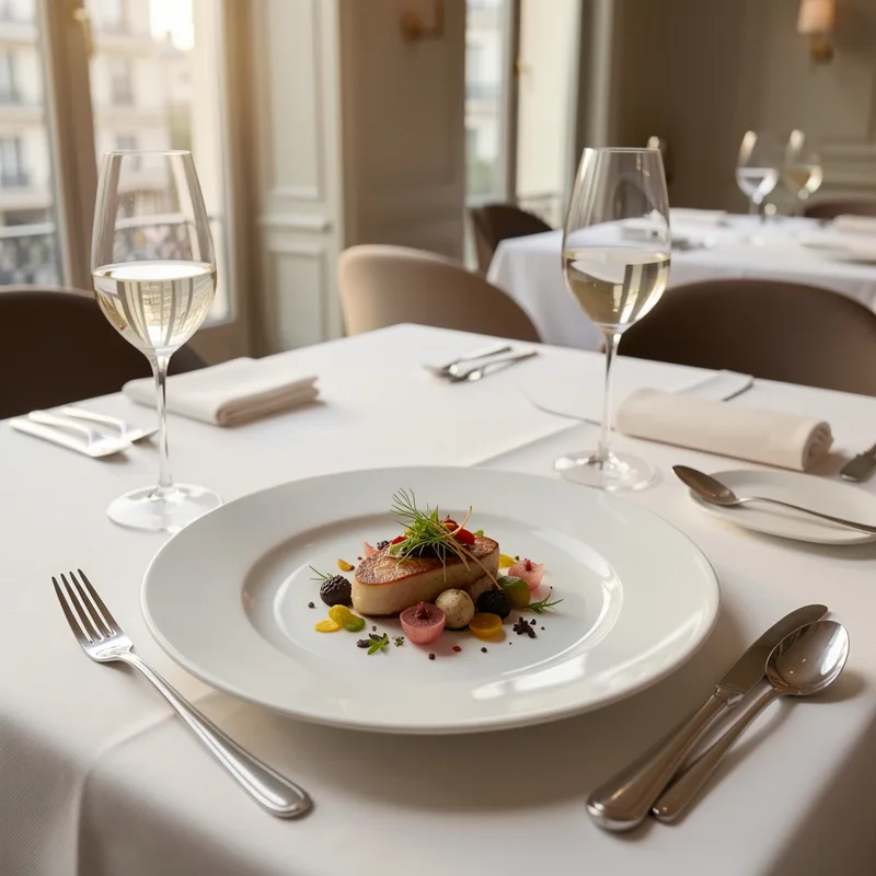 Restaurant étoilé Michelin à Paris en 2026 : guide complet