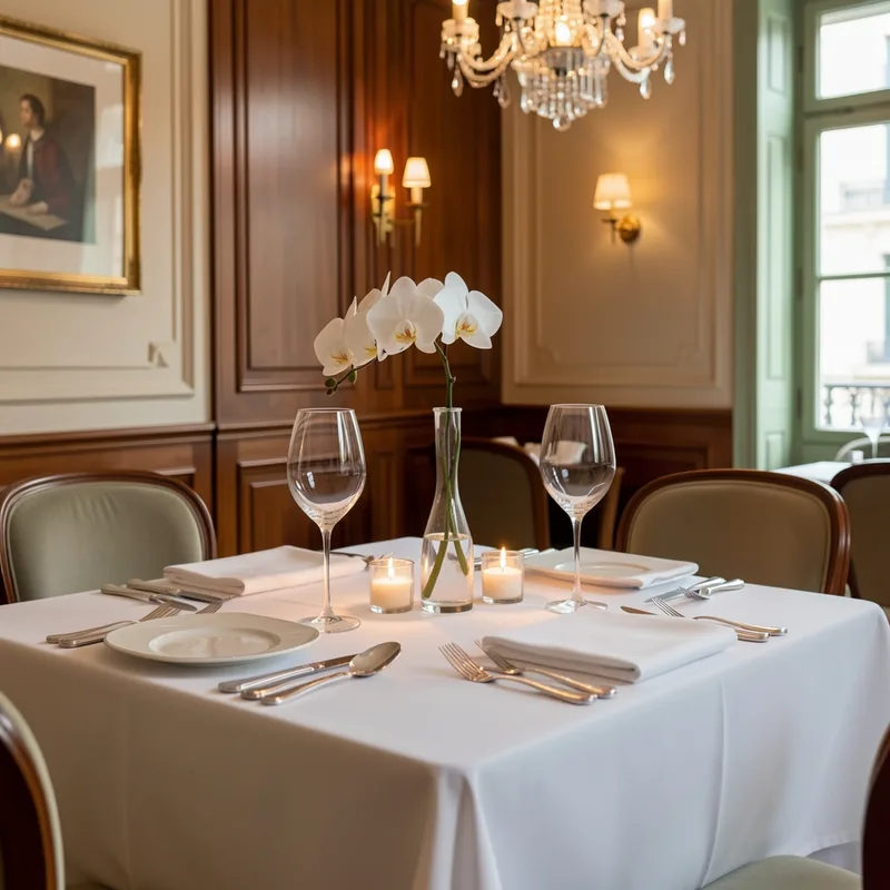 Restaurant gastronomique Paris 8 : tables étoilées, menus et prix 2026